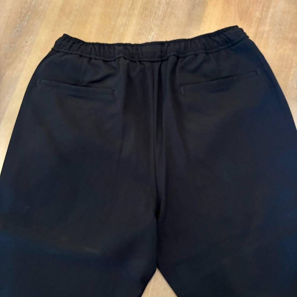 Open Edit Black Drawstring Front Cuffed Pants, Size Small - Picture 8 of 8